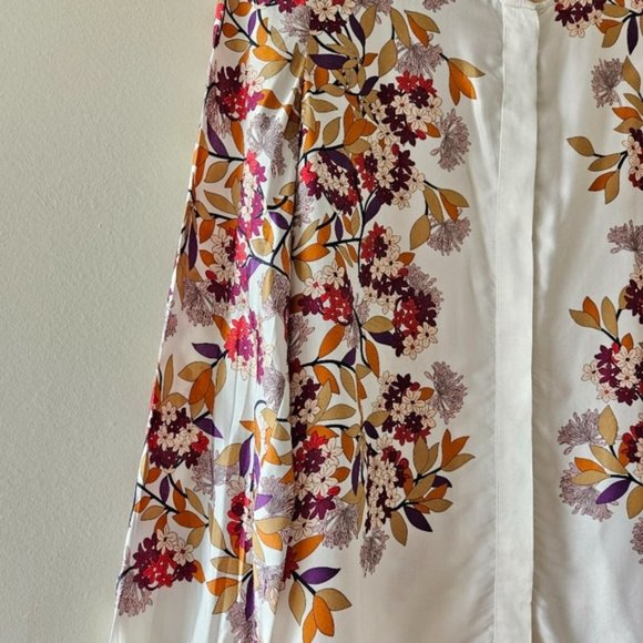 Massimo Dutti Floral Print Button Down Shirt Size US 6. - Picture 9 of 13